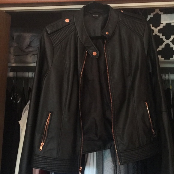 Apt. 9 Jackets & Blazers - APT. 9 Faux leather jacket